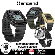 (SG) Amband Moving Fortress Classic Series Strap and Case for Apple Watch Series 9/8/7/SE/6/5/4 (45mm/44mm)