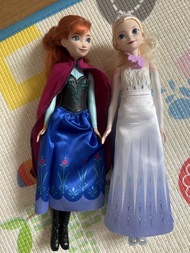 正版 Disney Frozen Anna and Elsa Dolls 公仔洋娃娃