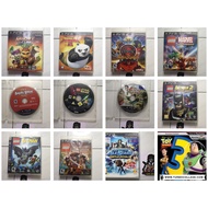 LEGO, WORM TOY STORY 3 KUNGFU PANDA, OVERLOAD, NAUGHTY BEAR, DISNEY 2PLAYER/4PLAYER KIDS USED PS3 GA