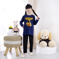 Anomali Champazine Bananini Udindun Girls' Clothes Set Baju Budak Perempuan Set Baju Ootd Budak Pere