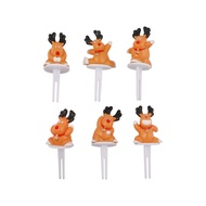 Christmas Cute Deer C031F 6Pcs
