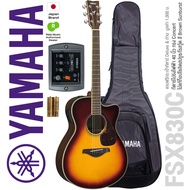 * Authorized Dealer * Yamaha® FSX830C กีตาร์โปร่งไฟฟ้า 40 นิ้ว ทรง Concert คอเว้า ไม้ท็อปโซลิดสปรูซ/