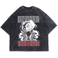 OVERSIZE T-SHIRT | WASHING t-shirt | DEIDARA AKATSUKI VINTAGE ANIME T-SHIRT