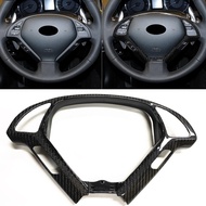 Carbon Fiber Steering Wheel Panel Cover Trim Shell For Infiniti G G25 G35 G37 EX35 EX37 Q40 Q60 QX50