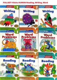 Kumon English Workbooks 9 Buku Reading Writing Word Grade 1 2 3 - Buku Latihan Bahasa Inggris Anak I