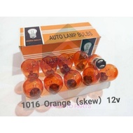 BULB 1016A(orange)BA15S 12V 21W/5W BULB 1 BOX =10 PCS