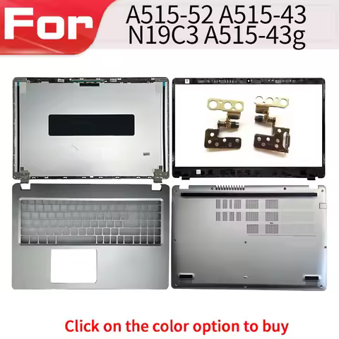 Silver New Laptop Cover For Aspire 5 A515-52 A515-52G A515-52K A515-43 A515-43G N19C3 Housing Case L