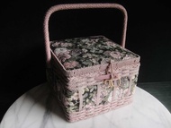 【老時光 OLD-TIME】早期二手國外進口針線箱裁縫箱