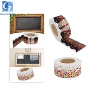 [Gazechimp] Bulletin Board Borders Colorful 65Feet Confetti Art Decor Classroom Borders for