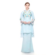 JANNAHNOE Caleona Kurung Baby Blue Baju Raya