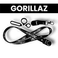 GANTUNGAN GORILLAZ PREMIUM LANYARD HP KEYCHAIN