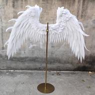 Angel Wings ตกแต่งแขวนเครื่องประดับเวทีไมโครโฟนคงที่ปาร์ตี้พื้นหลัง < Ne1> Feather Angel Party Suppl