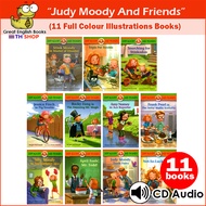 (In Stock) พร้อมส่ง ชุดหนังสือนิทานภาษาอังกฤษ Judy Moody and Friends ชุด 11 เล่ม กระดาษมันอย่างดี ม