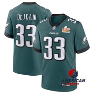 Men's NFL Philadelphia Eagles Cooper DeJean Midnight Green 2025 Super Bowl LIX Limited American Foot