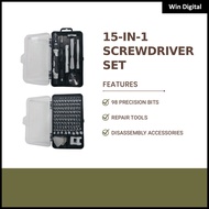 115 in 1 Screwdriver Set Mini Precision Screwdriver Multi Computer PC Phone Device Repair INSULATED