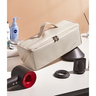 PU leather bag for dyson hair dryer, DIGIMIX hair curler, waterproof, many compartments, convenient.