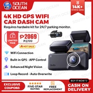 Q16 4K HD 2 Channel 3 Inch Dash Cam For Car With WIFI GPS 24 Hours Parking Monitor Night Vision
