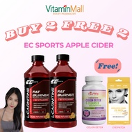 [BUY 2 FREE COLON DETOX + EYE PATCH] EC Apple Cider Vinegar L Carnitine Fat Burner - Get Slim, Weigh