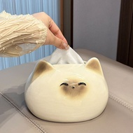 Cat Tissue Box Office Desk Paper Towel Storage Box Household Living Room Table Tissue Box Bekas Tisu