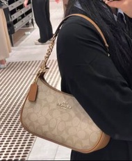 全新包郵｜Coach蔻馳Teri25鏈條腋下包｜餃子包｜單肩斜挎包