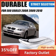 Car Headlamp Glass Lens Cover Transparent Headlight Lampshade for  E60 E60LCI 2008 2009 2010