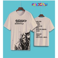 Kaozxu KAOS BAND AVENGED SEVENFOLD THE ONLY STOP IN ASIA A7X WORLD TOUR TSHIRT Best Children And Adu