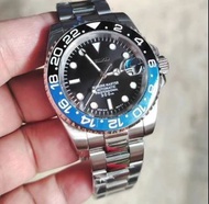❮訂製❯  seiko mod藍黑batman 圈      採用精工NH35機械機芯  40mm藍寶石玻璃  904L實心精鋼錶帶  附送精美錶盒