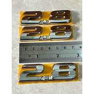 BRAND NUMBERS LOGO WRITING SYMBOL EMBLEM 2.8 2.8 ORIGINAL GENUINE UNIVERSAL