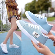 Korean Style White canvas Women's Sneakers Easy to Coordinate for Women Bata Women's Shoes - Women's