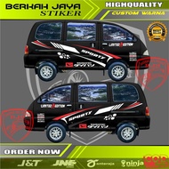 NEW Sticker Mobil Stiker Cutting Mobil Espass Stiker Daihatsu Zebra Espass