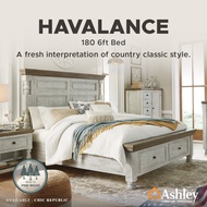 Ashley เตียงนอน เตียงไม้สน ขนาด 6 ฟุต รุ่น HAVALANCE 180 6Ft Pine wood Bed