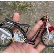 Diecast drag motorbike collection toy HONDA carburetorBEAT