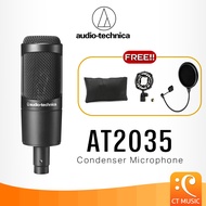 Audio Technica AT2035 ไมโครโฟน Condensor แถมฟรี Pop Filter / Audio-Technica AT-2035