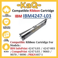 IBM Compatible IBM4247-L03 4247L03 Black Ribbon Cartridge for 4247-003 CompuPrint 9060 9070 9090 PRK