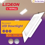 YETPlus LEDEON Y915 4” 12W 6” 18W 8” 24W LED SIRIM Square Ceiling Recessed Downlight Lamp Lampu Sili