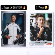 F1 Topps & Chrome Card - George Russell (Mercedes F1)