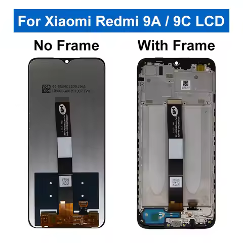 IPS LCD For Xiaomi Redmi 9 LCD M2004J19G Touch Panel Screen Assembly Digitizer For Redmi 9A 9C Displ