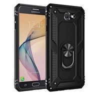 สำหรับ Samsung Galaxy J7 2018 /J3 2018 /J6 Plus /J4 Plus /J7 Prime /J6 Prime /J4 Prime /J2 Prime /J7 Pro /J5 Pro /J2 Pro /J2 Core Case เกราะกันกระแทกทนทานที่วางแหวนแม่เหล็ก hard ป้องกันเคสใส่โทรศัพท์ฝาครอบ