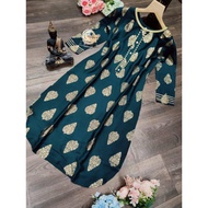 Reyon Febric with gold printing Kurti