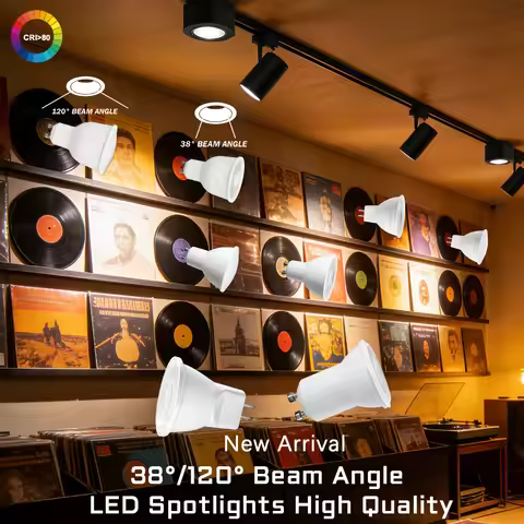 10Pcs AC220-240V LED Spotlight Bulb GU4 GU5.3 GU10 GU11 MR11 Warm Lighting 60W Equivalent Foco Lamp 