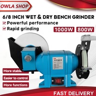 6 inch 8 inch Wet & Dry Benchtop Grinder Multifunctional Bench Grinder Polishing Machine Desktop Gri