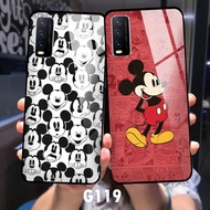 G119 Glossy Glass Softcase Y27 4G Y22 Y36 Y35 Y16 V27 V27E T1 5G T1 PRO 5G Y75 Y15S Y01 Y33S Y33T Y2