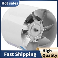 4 Inch Inline Duct Fan Air Ventilator Metal Pipe Ventilation Exhaust Fan Mini Extractor Bathroom Toilet Wall Fan