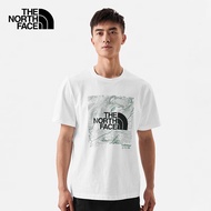 The North Face北面短袖T恤男23春夏户外舒适运动休闲短袖 7WF3 FN4/白色 M
