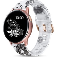 New 20mm Strap For Samsung Galaxy Watch 5 4 40mm 44mm Smart Watch Silicone Sport Bracelet / Galaxy Watch 4 Classic 42 46mm Strap