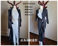 免運 ISSEY MIYAKE 三宅一生 黑色 長袖 長罩衫 長外套 洋裝  二手 個人閒置 #CC