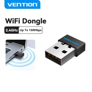 ตัวรับสัญญาณเครื่องอุปกรณ์เชื่อมต่อกับ Wifi Vention USB 5GHz และ2.4GHz สำหรับแล็ปท็อปเดสก์ท็อป PC การ์ดเน็ตเวิร์กอะแดปเตอร์ Wifi USB