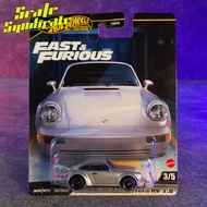 Hot WHEELS PREMIUM PORSCHE 911 CARRERA RS 3.8 FAST AND FURIOUS SILVER not GT3 RS FORZA 993 RWB 930