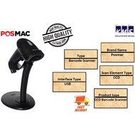 POSMAC PS-2100CCD USB CCD Barcode Scanner with Stand