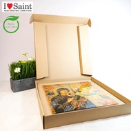 Our Lady of Perpetual Help ICON luxury wall clock 30*30cm Catholic Religious Gift Items from Korea